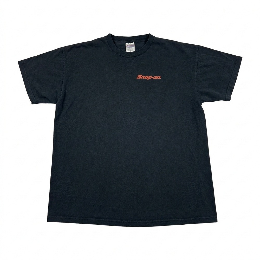 Snap-on Tools Shirt Mens XL Vintage Black Fruit of the Loom Heavy Every Tech Car